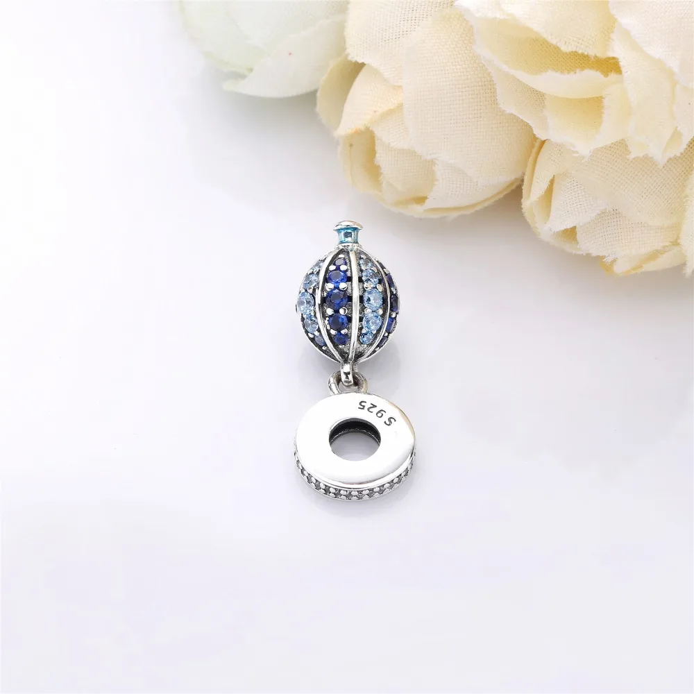 Slovecabin 2018 Blue Zircon Pave Romantic Love Balloon Hot Air Pendant Charm 100% 925 Sterling Silver Beads For Bracelet Making
Slovecabin 2018 Blue Zircon Pave Romantic Love Balloon Hot Air Pendant Charm 100% 925 Sterling Silver Beads For Bracelet Making