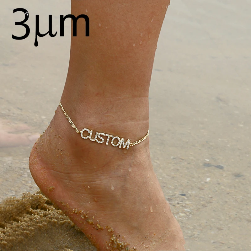 Фото 3 метра на заказ ножной браслет для женщин ювелирные изделия ног женский лодыжку