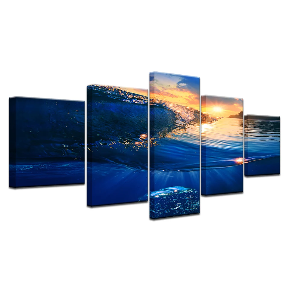 Canvas Pictures Living Room HD Prints Paintings Home Decoration Framework 5 Pieces Red Sunset Sea Waves Seascape Poster Wall Art
Canvas Pictures Living Room HD Prints Paintings Home Decoration Framework 5 Pieces Red Sunset Sea Waves Seascape Poster Wall Art