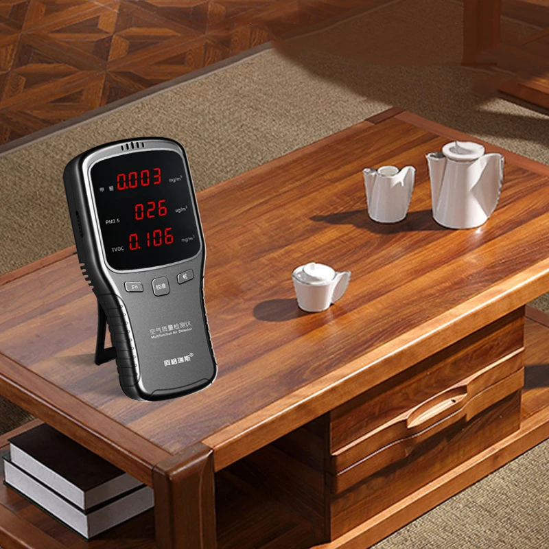 Детектор HCHO TVOC PM1.0 PM2.5 PM10 монитор цифровой газовый анализатор бытовой PM 1 0 2 5 10