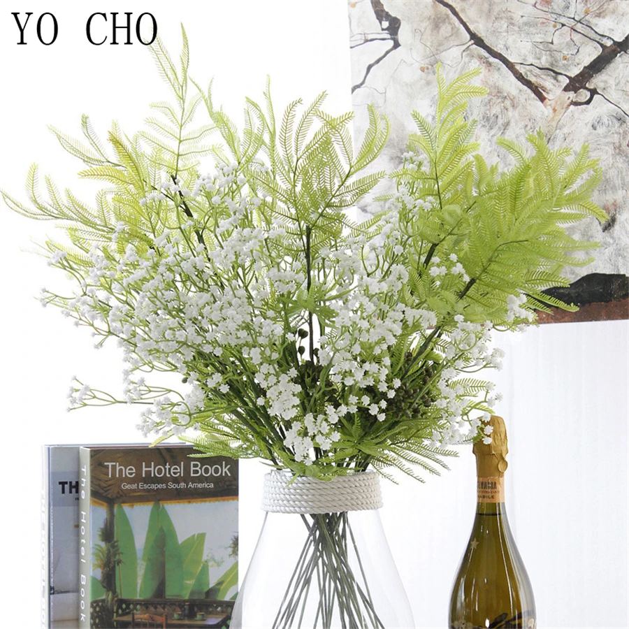 YO CHO1Pcs Artificial Flower BabysBreath Gypsophila Plants Wedding Party Decoration Real Touch Fake Flower DIY Home Garden Decor
YO CHO1Pcs Artificial Flower BabysBreath Gypsophila Plants Wedding Party Decoration Real Touch Fake Flower DIY Home Garden Decor