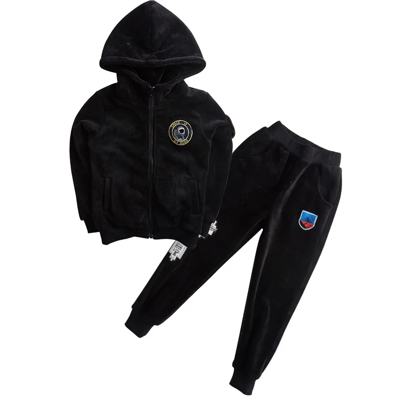 2019 Kids Clothes Boys Spring Autumn Pleuche Sports Suit Boys Set School Children Clothing Set 2pcs Sweatshirt+Pants Two-piece
2019 Kids Clothes Boys Spring Autumn Pleuche Sports Suit Boys Set School Children Clothing Set 2pcs Sweatshirt+Pants Two-piece