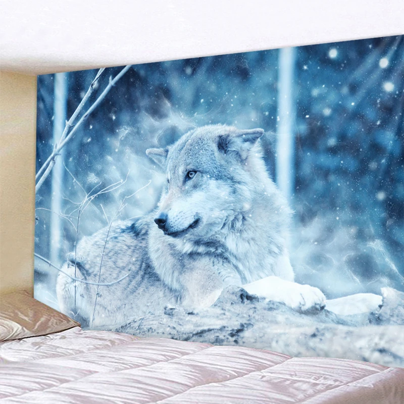 Lying Down The Wolf Holy Animals Tapestry Decoration Wall Hanging Lion Wolf Tiger Pattern Background Wall Tapestry Home Textile
Lying Down The Wolf Holy Animals Tapestry Decoration Wall Hanging Lion Wolf Tiger Pattern Background Wall Tapestry Home Textile