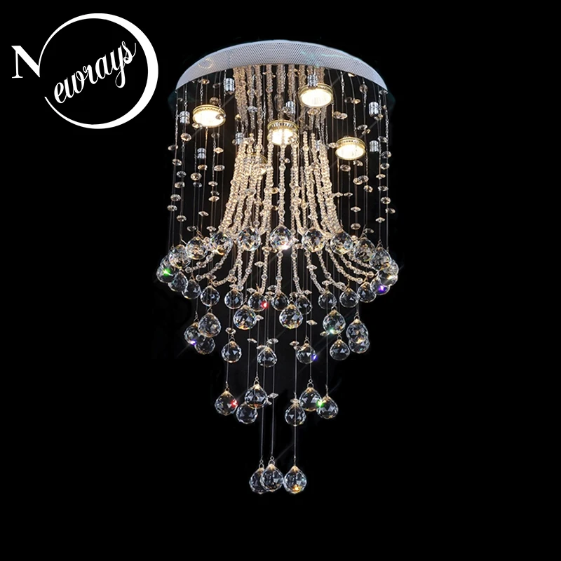 Crystal modern Europe traditional loft chandelier with GU10 4 lights for bedroom living room hotel lobby restaurant hall cafe
Crystal modern Europe traditional loft chandelier with GU10 4 lights for bedroom living room hotel lobby restaurant hall cafe