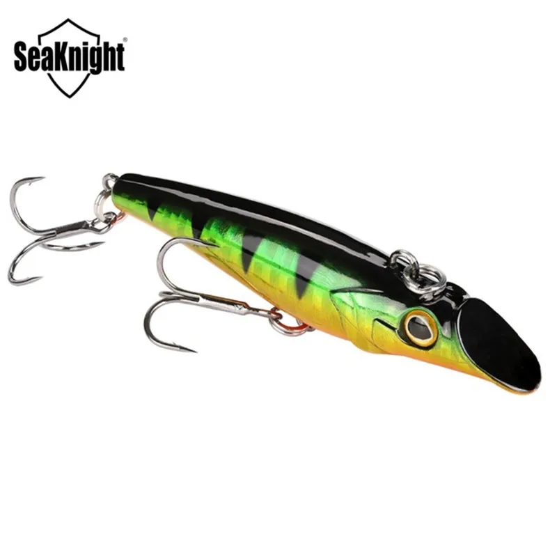 

Seaknight SK015 Hard Fishing Lure 75mm 19g Sinking Pencil 5 PC Detail Bait with 3D Eyes Laser Simulation Fish Skin Fishing Bait