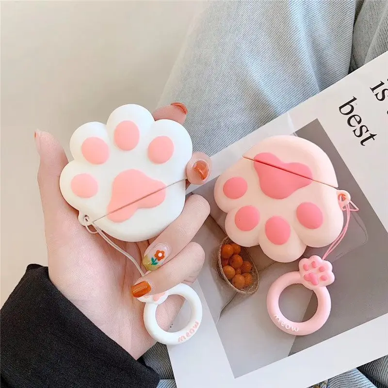 Cute Cat Caw Earphone Cover For Apple AirPods Case Cartoon Silicone Cute Case For AirPods Cover Soft Full Protective Case
Cute Cat Caw Earphone Cover For Apple AirPods Case Cartoon Silicone Cute Case For AirPods Cover Soft Full Protective Case