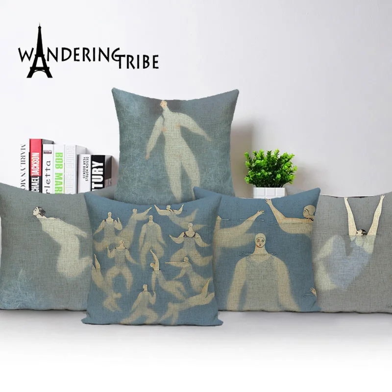 Cartoon Cushion Cover Blue Decorative Pillows Decor Home PillowOcean Linen Pillowcase Custom Quality Living Room Cushions 45*45
Cartoon Cushion Cover Blue Decorative Pillows Decor Home PillowOcean Linen Pillowcase Custom Quality Living Room Cushions 45*45