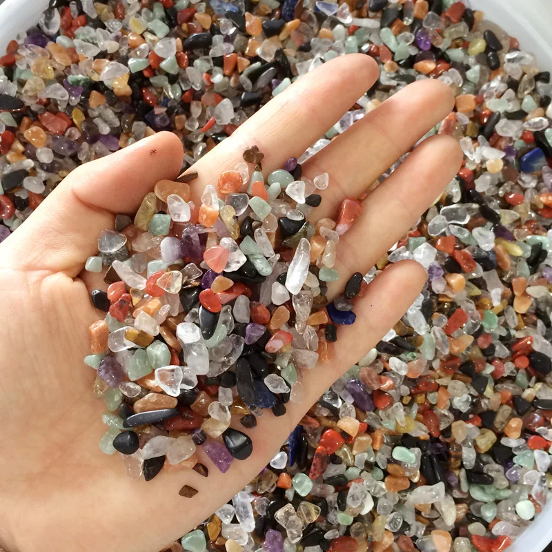 50g Small Natural Mixed Colours Chips Gravel Rock Crystal Quartz Mineral Specimen Fish Tank Garden Flowerpot Decoration Stone
50g Small Natural Mixed Colours Chips Gravel Rock Crystal Quartz Mineral Specimen Fish Tank Garden Flowerpot Decoration Stone