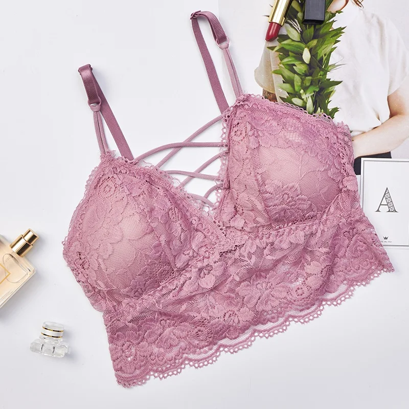 Lace Bralette Seamless Bra Women Red Blue Pink Black White Bras for Women Padded Push Up Wireless Bra Plus Size
Lace Bralette Seamless Bra Women Red Blue Pink Black White Bras for Women Padded Push Up Wireless Bra Plus Size