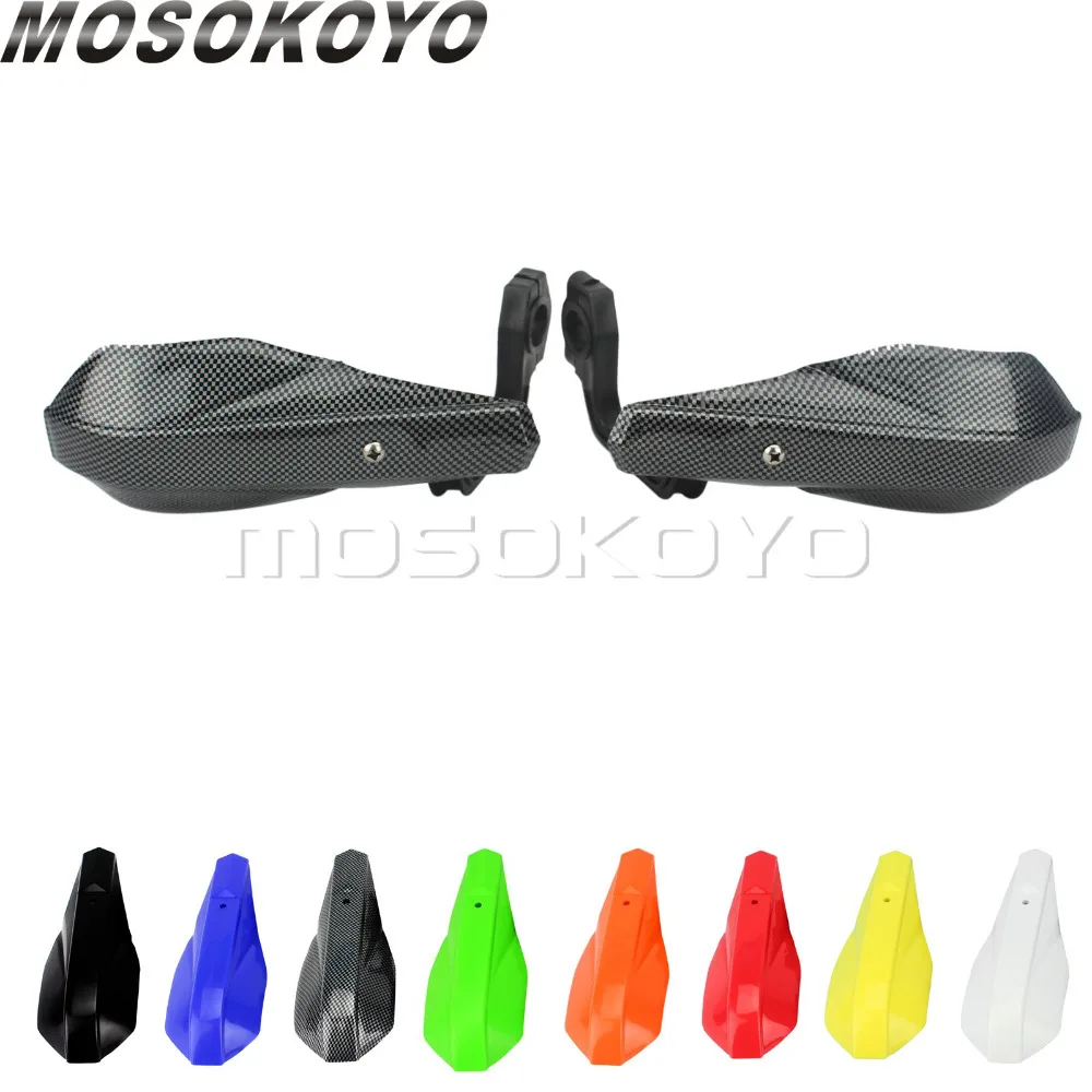 Углеродная защитная накладка для мотоцикла 7/8 "MX Enduro 22 мм защита рук Honda Kawasaki Suzuki