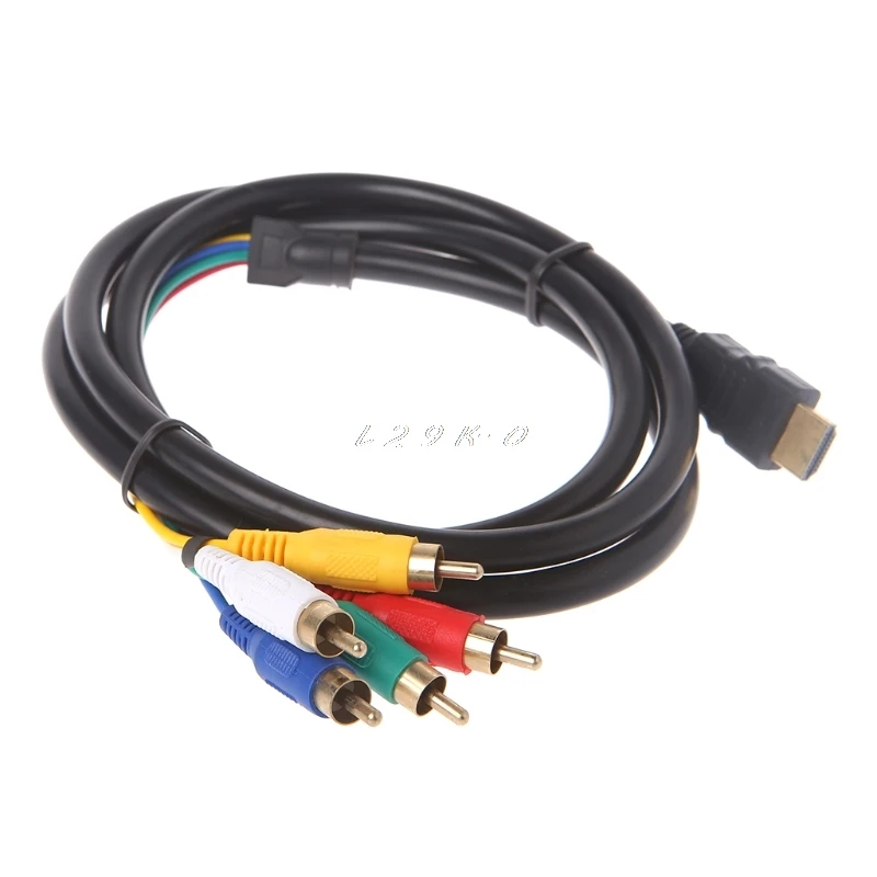 High Definition Multimedia Interface Adapter Cable HDTV to 5RCA Converter Audio Video Component AV TV Projector
High Definition Multimedia Interface Adapter Cable HDTV to 5RCA Converter Audio Video Component AV TV Projector