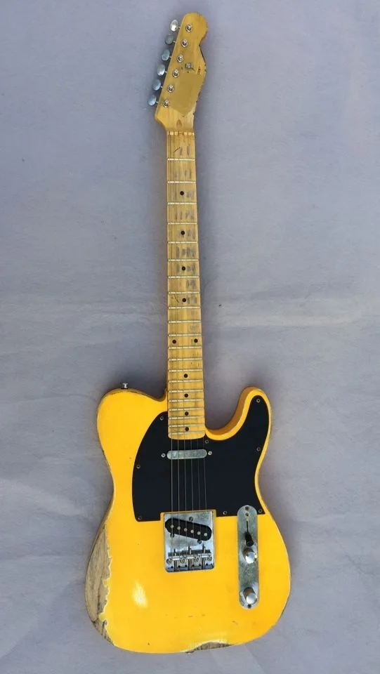 STARSHINE 1951 FD Relic ручная работа электрическая гитара пепепельный корпус желтого цвета
STARSHINE 1951 FD Relic ручная работа электрическая гитара пепепельный корпус желтого цвета