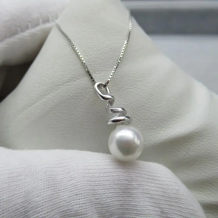 MADALENA SARARA 925 Sterling Silver and 9mm AAA Freshwater Pearl Pendant Necklace Fashion Style Chain Necklace
MADALENA SARARA 925 Sterling Silver and 9mm AAA Freshwater Pearl Pendant Necklace Fashion Style Chain Necklace
