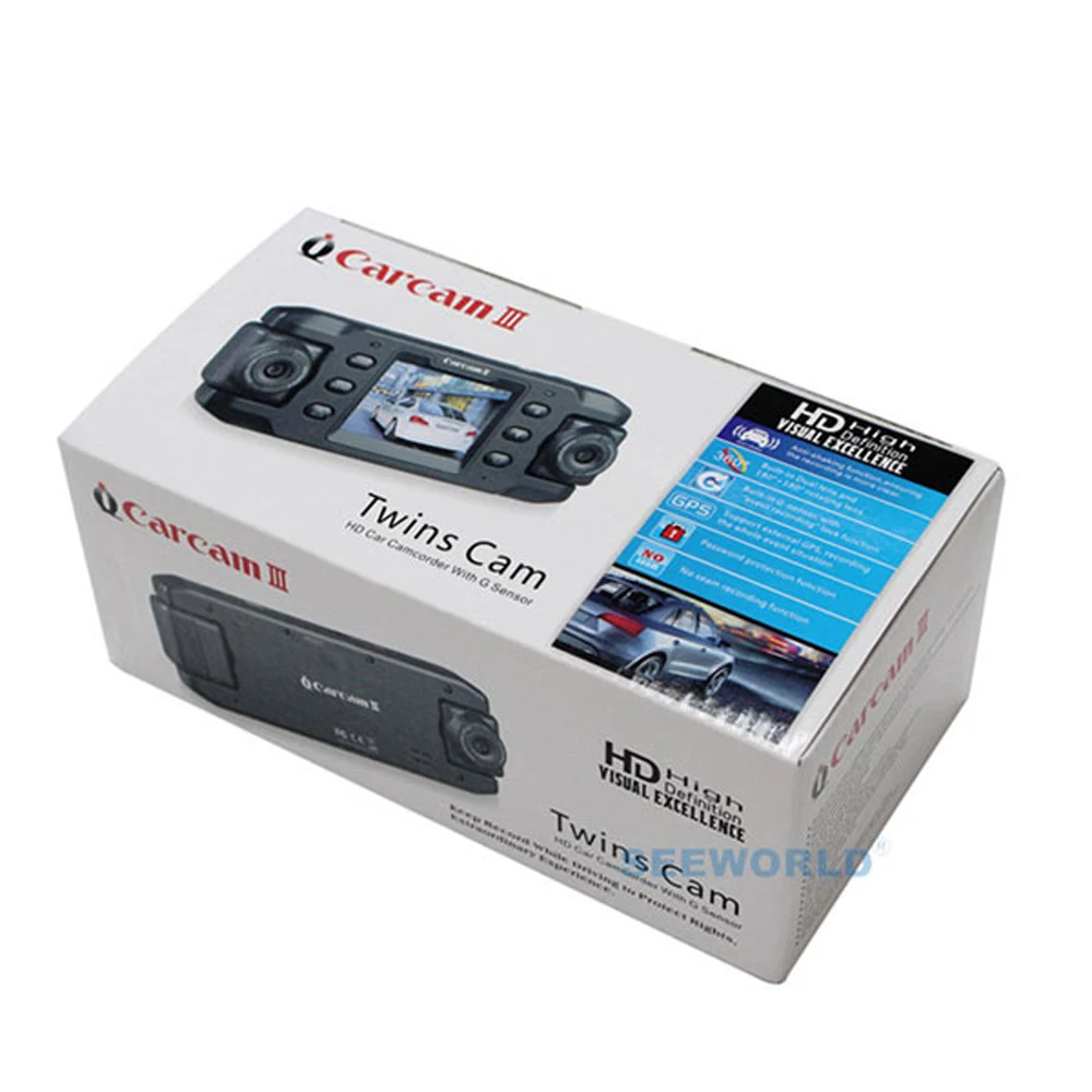 Original Dual Lens Car Camera X8000 Full HD 1080P With GPS Tracker Two Lens Vehicle Car DVR Dash Cam Recorder G-sensor CA365
Original Dual Lens Car Camera X8000 Full HD 1080P With GPS Tracker Two Lens Vehicle Car DVR Dash Cam Recorder G-sensor CA365