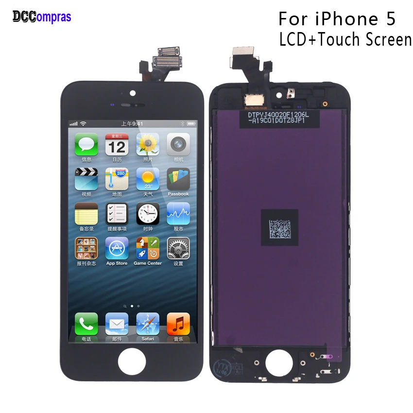 For iPhone 5 LCD Display Touch Screen Digitizer Replacement Parts For iPhone 5 Display Screen LCD Phone Parts Free Tools
For iPhone 5 LCD Display Touch Screen Digitizer Replacement Parts For iPhone 5 Display Screen LCD Phone Parts Free Tools