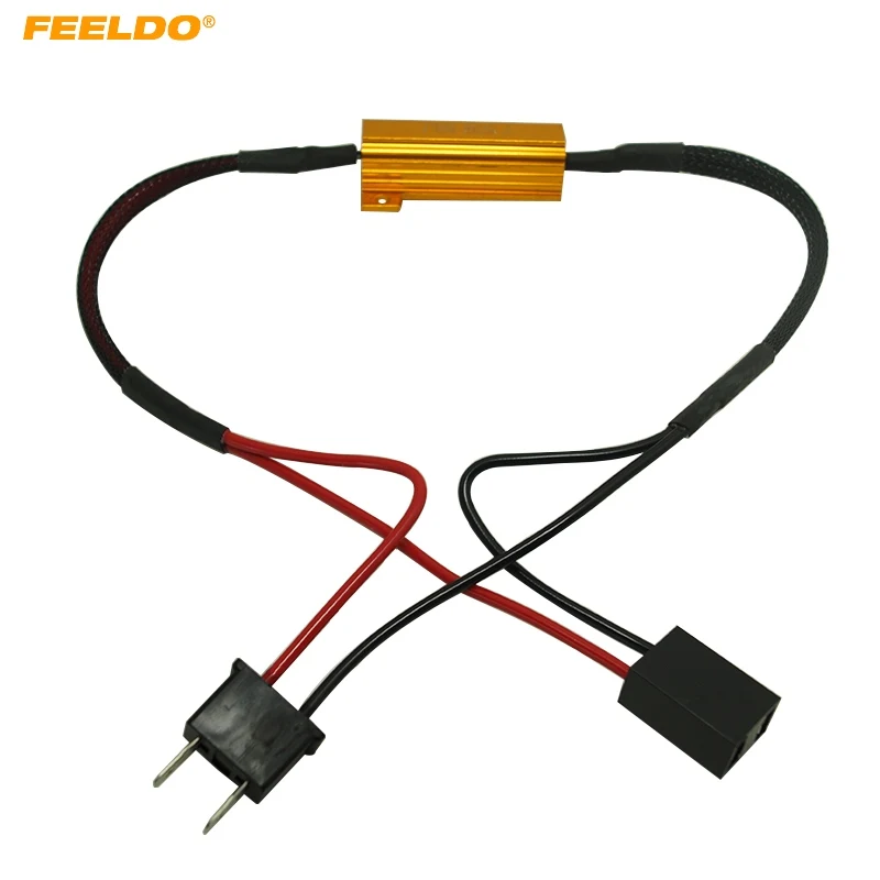 FEELDO 1Pc H7 Headlight Load Resistor Fog Lamps Decoder LED Canbus Connection Resistance Line LED Fog Lights Resistor #AM5340
FEELDO 1Pc H7 Headlight Load Resistor Fog Lamps Decoder LED Canbus Connection Resistance Line LED Fog Lights Resistor #AM5340