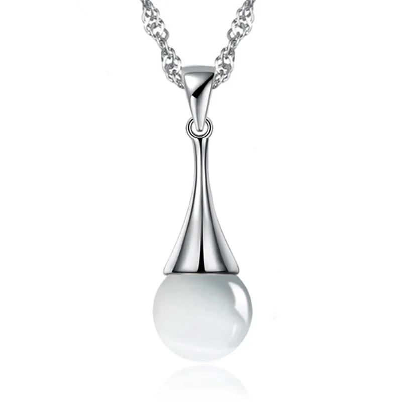 925 sterling silver fashion opal gemstone ladies pendant necklaces women jewelry female Christmas gift drop shipping cheap
925 sterling silver fashion opal gemstone ladies pendant necklaces women jewelry female Christmas gift drop shipping cheap