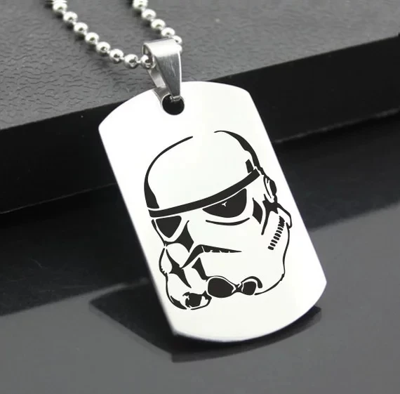 Star Wars Storm Trooper Stainless Steel Dog Tag Military Galactic Empire Force Awakens Necklace Dropship Accepted YP6320
Star Wars Storm Trooper Stainless Steel Dog Tag Military Galactic Empire Force Awakens Necklace Dropship Accepted YP6320