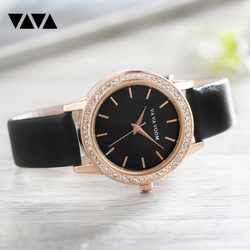 Niohuru Luxury fashion casual gold women watches bracelet Women's Geneva Roman Numerals Faux Leather Analog Quartz Watch VA-102
Niohuru Luxury fashion casual gold women watches bracelet Women's Geneva Roman Numerals Faux Leather Analog Quartz Watch VA-102