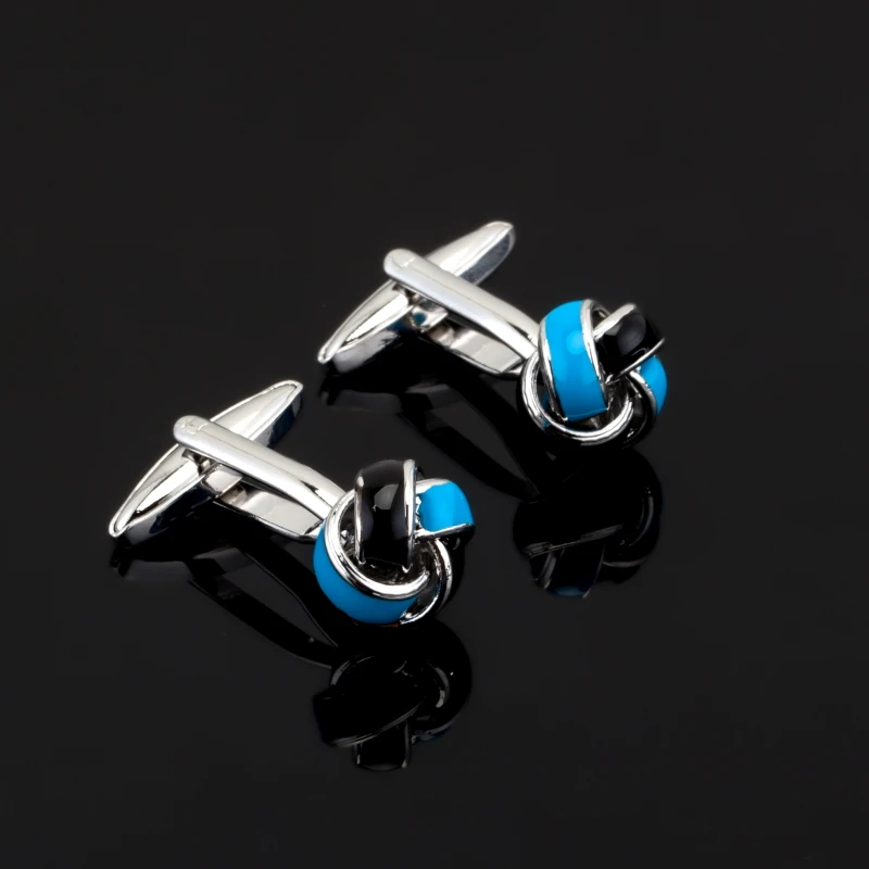Luxury Shirt knot Cufflinks black blue Color Copper Press Design Best Gift For Men cuff Link Retail &Wholesale Fashion Style
Luxury Shirt knot Cufflinks black blue Color Copper Press Design Best Gift For Men cuff Link Retail &Wholesale Fashion Style