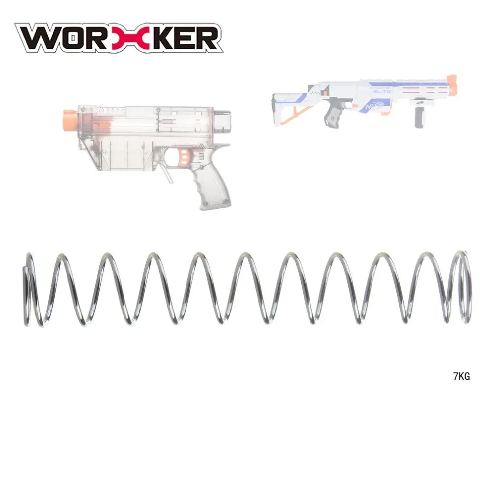 WORKER Toy Gun's Part Modification Upgrade Spring for Nerf N-Strike Elite Retaliator Children Toy Gun Supplies Easy Installation
WORKER Toy Gun's Part Modification Upgrade Spring for Nerf N-Strike Elite Retaliator Children Toy Gun Supplies Easy Installation