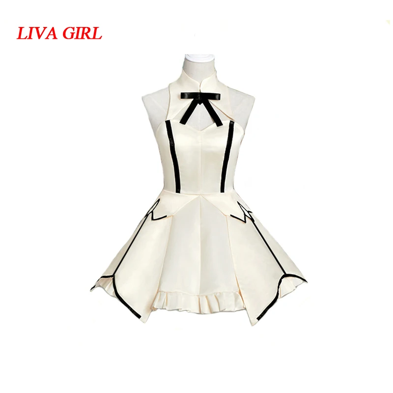 Liva girl Saber Lily Cosplay Fate Stay Night Costume Fate Zero Cosplay White Dress Artoria Pendragon (Lily) Costume Women
Liva girl Saber Lily Cosplay Fate Stay Night Costume Fate Zero Cosplay White Dress Artoria Pendragon (Lily) Costume Women