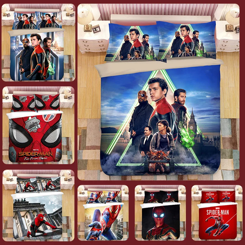 2019 New Spider-Man 3D Bedding Set Soft Cartoon Quilt Cover Pillow case Duvet cover Bed Linen Adult Children girl boy
2019 New Spider-Man 3D Bedding Set Soft Cartoon Quilt Cover Pillow case Duvet cover Bed Linen Adult Children girl boy