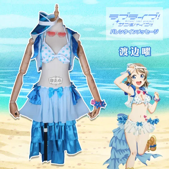 Anime Cosplay 2019 Lovelive Sunshine Aqours Watanabe You Bikini SIC12 swimsuit swimwear Summer Cosplay costume A
Anime Cosplay 2019 Lovelive Sunshine Aqours Watanabe You Bikini SIC12 swimsuit swimwear Summer Cosplay costume A