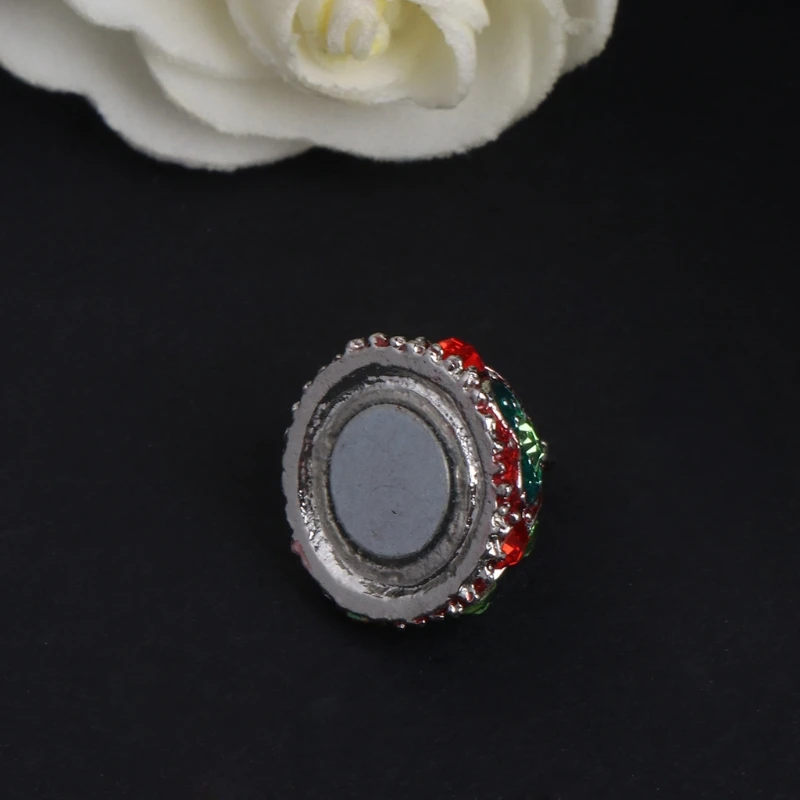 4Pc /1Pc 22x13mm Magnetic Clasps With Heart Rhinestone Rugby Jewelry Accessories Bracelet Clasp | Украшения и аксессуары