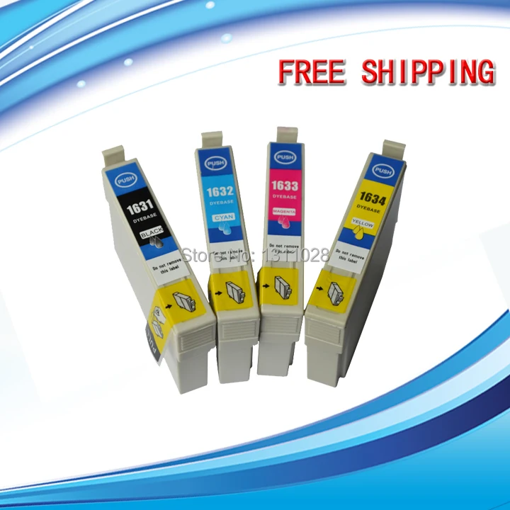 INK WAY T1631-T1634 Full set ink cartridge for t1631 t1632 t1633 tt1634 for WF-2010W/2510WF/2520NF/2530WF /2540WF,free shipping
INK WAY T1631-T1634 Full set ink cartridge for t1631 t1632 t1633 tt1634 for WF-2010W/2510WF/2520NF/2530WF /2540WF,free shipping