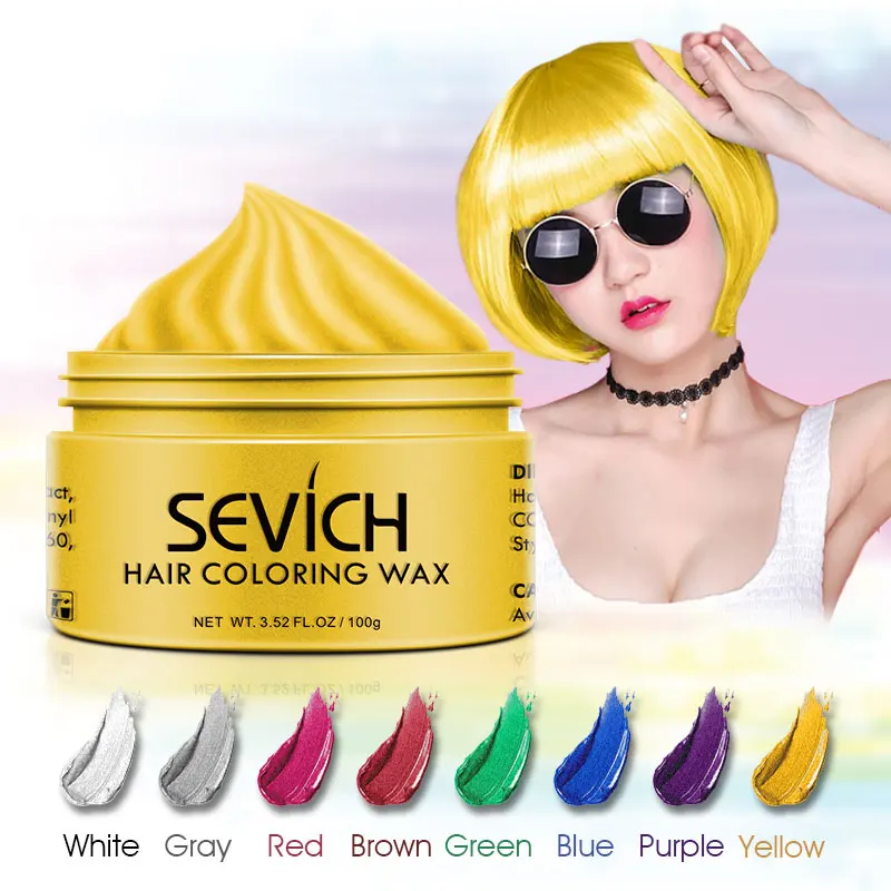 Sevich Fashion Silver Color Jar Styling Hair Colour Wax Hair Dye Wax Mud Cream for Men 100g Temporary Hold Hairstyle Salon Cool
Sevich Fashion Silver Color Jar Styling Hair Colour Wax Hair Dye Wax Mud Cream for Men 100g Temporary Hold Hairstyle Salon Cool