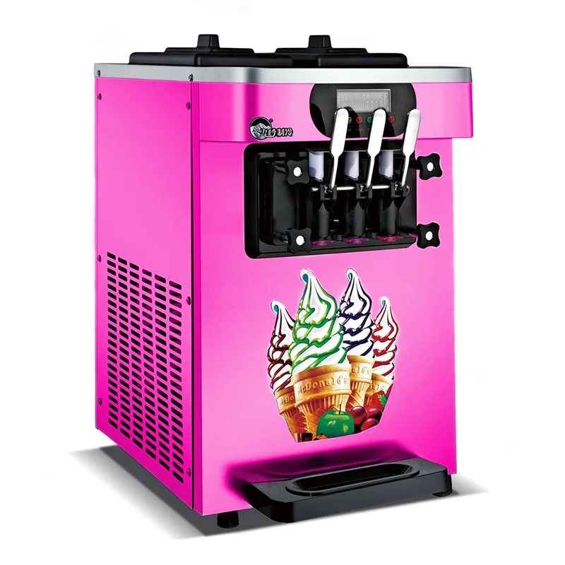 Three Flavors Soft Ice Cream Machine Commercial Ice Cream Roll Maker Vending Machine for Sale
Three Flavors Soft Ice Cream Machine Commercial Ice Cream Roll Maker Vending Machine for Sale