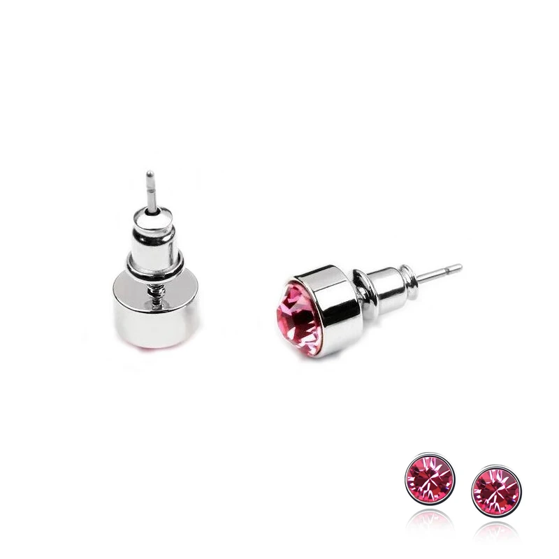 Luxury Ear Stud Earrings Crystal For Women 12 Colors Round With Zircon Charm Stud Earrings Women Jewelry Gift Elegant Earrings
Luxury Ear Stud Earrings Crystal For Women 12 Colors Round With Zircon Charm Stud Earrings Women Jewelry Gift Elegant Earrings