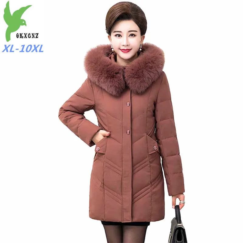 2020 High Quality Plus Size XL-10XL Winter Parkas Women Down Cotton Coat Thick Warm Hooded Jackets Female Fur Collar Outwear G31
2020 High Quality Plus Size XL-10XL Winter Parkas Women Down Cotton Coat Thick Warm Hooded Jackets Female Fur Collar Outwear G31