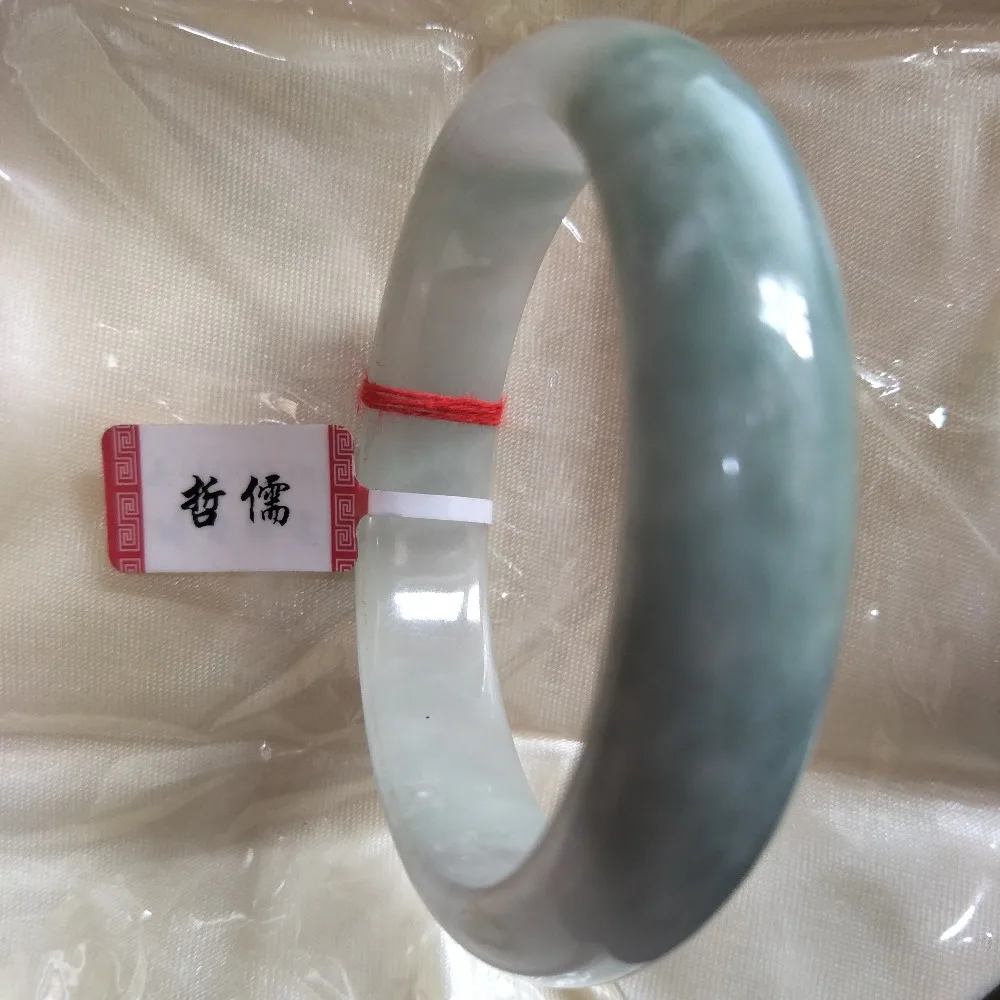 Zheru Jewelry Natural Jadeite Bracelet Natural Pale Green Bicolor 54-62mm Princess Bracelet Female A Certificate
Zheru Jewelry Natural Jadeite Bracelet Natural Pale Green Bicolor 54-62mm Princess Bracelet Female A Certificate