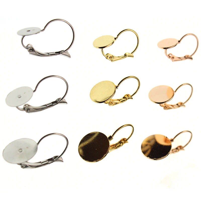 10pcs Stainless Steel 8mm 10mm 12mm Cabochon Base French Earring Base Settings Cameo Tray For Diy Jewelry Making Accessories
10pcs Stainless Steel 8mm 10mm 12mm Cabochon Base French Earring Base Settings Cameo Tray For Diy Jewelry Making Accessories