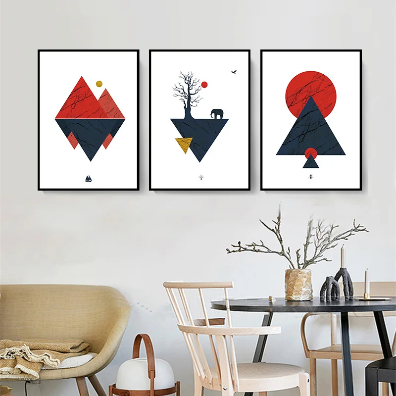 Abstract Geometric Red Landscape Wall Art Prints Canvas Paintings Deer Pictures Poster Gift Living Room Home Decorative
Abstract Geometric Red Landscape Wall Art Prints Canvas Paintings Deer Pictures Poster Gift Living Room Home Decorative