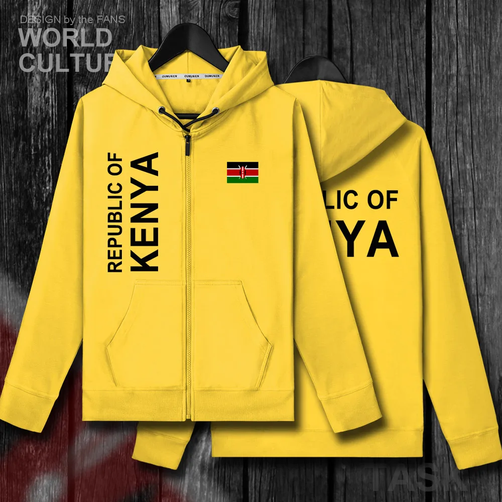 

Republic of Kenya Kenyan KEN mens fleeces hoodies winter jacket men jackets and coats casual nation country tracksuit clothes