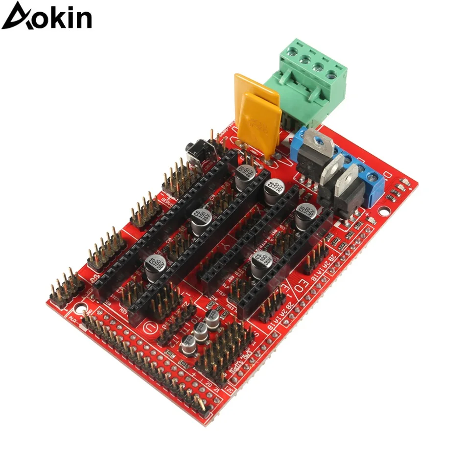 Aokin Ramps 1.4 Плата управления расширительной панелью часть материнской платы 3D принтеры части щит красный для Arduino
Aokin Ramps 1.4 Плата управления расширительной панелью часть материнской платы 3D принтеры части щит красный для Arduino