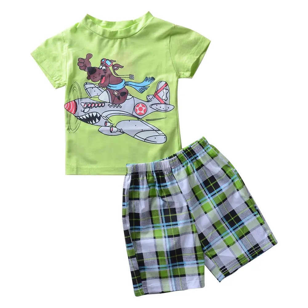 Baby Children Clothes Sets Green Tee Cartoon Print Tops+Plaid Pants 2pcs Casual Bebe Kids Clothing Suits
Baby Children Clothes Sets Green Tee Cartoon Print Tops+Plaid Pants 2pcs Casual Bebe Kids Clothing Suits