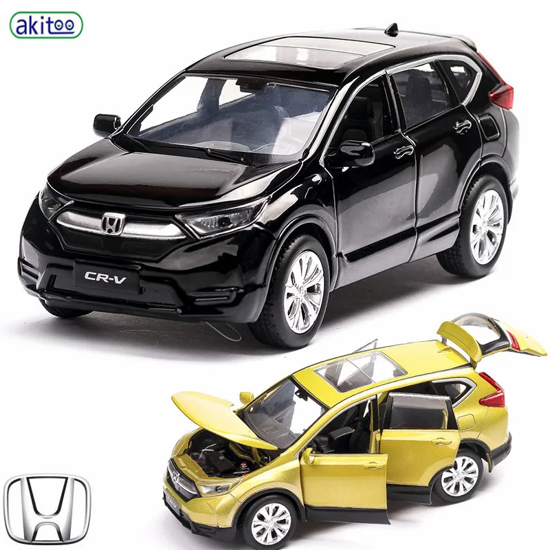 Akitoo Honda CRV семейная Модель автомобиля Моделирование оттягивающий автомобиль