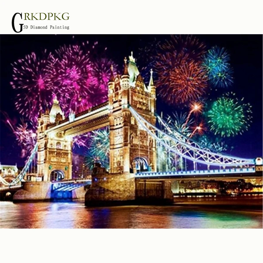 Fireworks bridge 5d DIY Diamond Embroidered Diamond Painting Cross Stitch Full Square Rhinestone Mosaic Unfinished Home Decor
Fireworks bridge 5d DIY Diamond Embroidered Diamond Painting Cross Stitch Full Square Rhinestone Mosaic Unfinished Home Decor