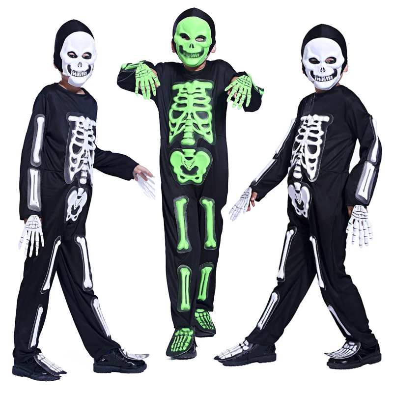 Halloween costume party dress skeleton ghost clothing masquerade party boys Funny skeleton clothes clothes role playing
Halloween costume party dress skeleton ghost clothing masquerade party boys Funny skeleton clothes clothes role playing