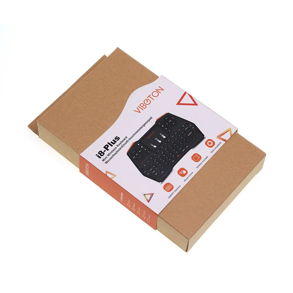 Viboton i8 Plus Russian Keyboard 2.4G Mini Wireless Keyboard Air Mouse with Touchpad for Android TV Box, Mini PC, Projectors
Viboton i8 Plus Russian Keyboard 2.4G Mini Wireless Keyboard Air Mouse with Touchpad for Android TV Box, Mini PC, Projectors