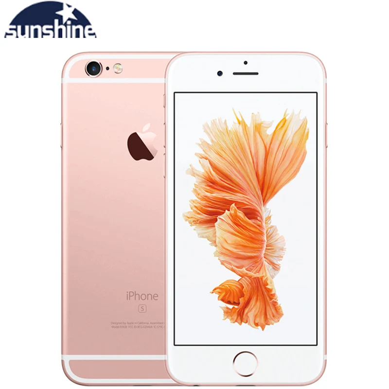 Smartphone Original Apple iPhone 6S Plus Dual Core Mobile phone 5.5'' 12.0MP 2G RAM 16/64/128G ROM LTE Mobile Phone
Smartphone Original Apple iPhone 6S Plus Dual Core Mobile phone 5.5'' 12.0MP 2G RAM 16/64/128G ROM LTE Mobile Phone