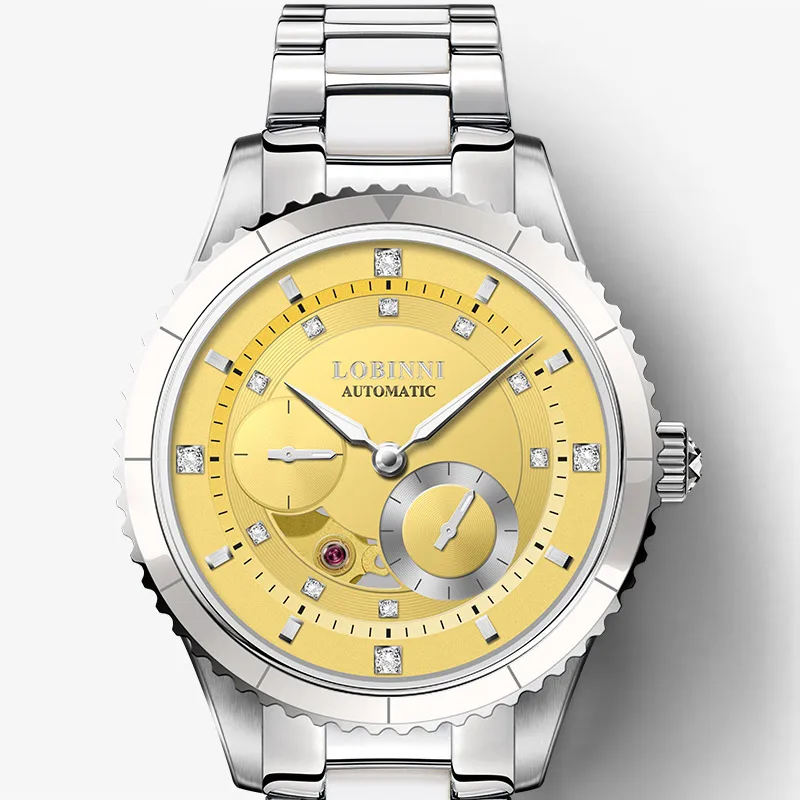 LOBINNI Top Luxury Brand Women Watches Japan MIYOTA Automatic Mechanical Clock Sapphire Skeleton Diamond Ladies Watch L2018-4
LOBINNI Top Luxury Brand Women Watches Japan MIYOTA Automatic Mechanical Clock Sapphire Skeleton Diamond Ladies Watch L2018-4