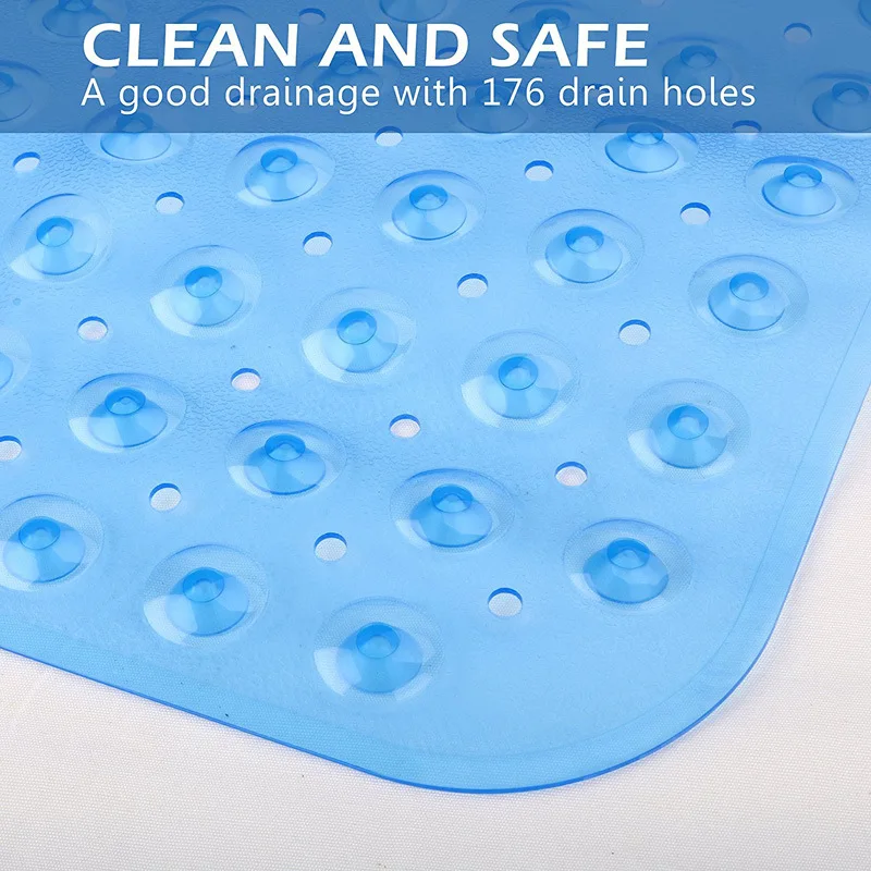 100*40cm large size PVC shower mat Bathroom bathtub with suction mat.Bathroom safety | Дом и сад