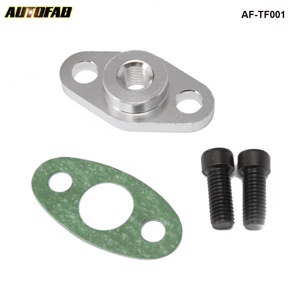 Car Turbo Oil Drain Outlet Flange Gasket Adapter 1/8" NPT Fitting T3 T3/T4 T04 gt40 AF-TF001
Car Turbo Oil Drain Outlet Flange Gasket Adapter 1/8" NPT Fitting T3 T3/T4 T04 gt40 AF-TF001