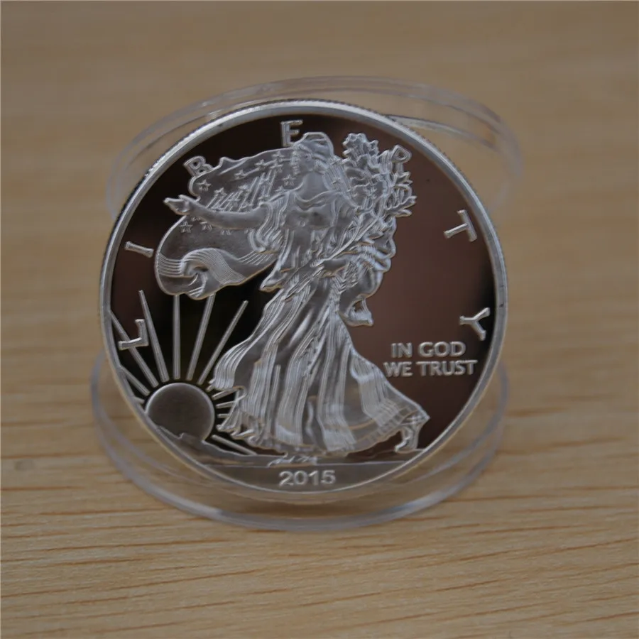 Коллекция 2015 года 1 унция серебро 999 пробы американский Орлан/ходячая свобода