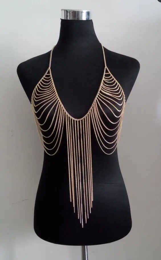 FREE SHIPPING! NEW STYLE Gold colour CHAINS UNIQUE DESIGN LAYERS BRA Chains JEWELRY HARNESS Chains JEWELRY 3 COLORS
FREE SHIPPING! NEW STYLE Gold colour CHAINS UNIQUE DESIGN LAYERS BRA Chains JEWELRY HARNESS Chains JEWELRY 3 COLORS